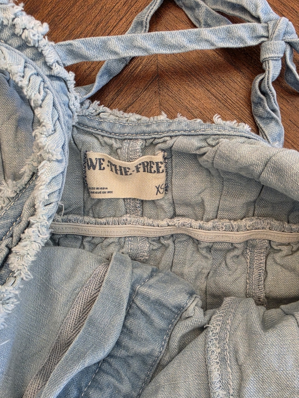 We The Free Light Blue Denim Romper - Picture 2 of 2